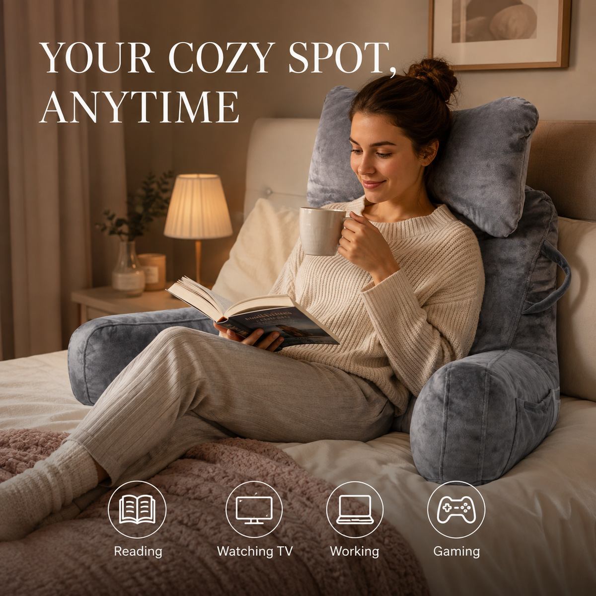 NestRest Reading Pillow