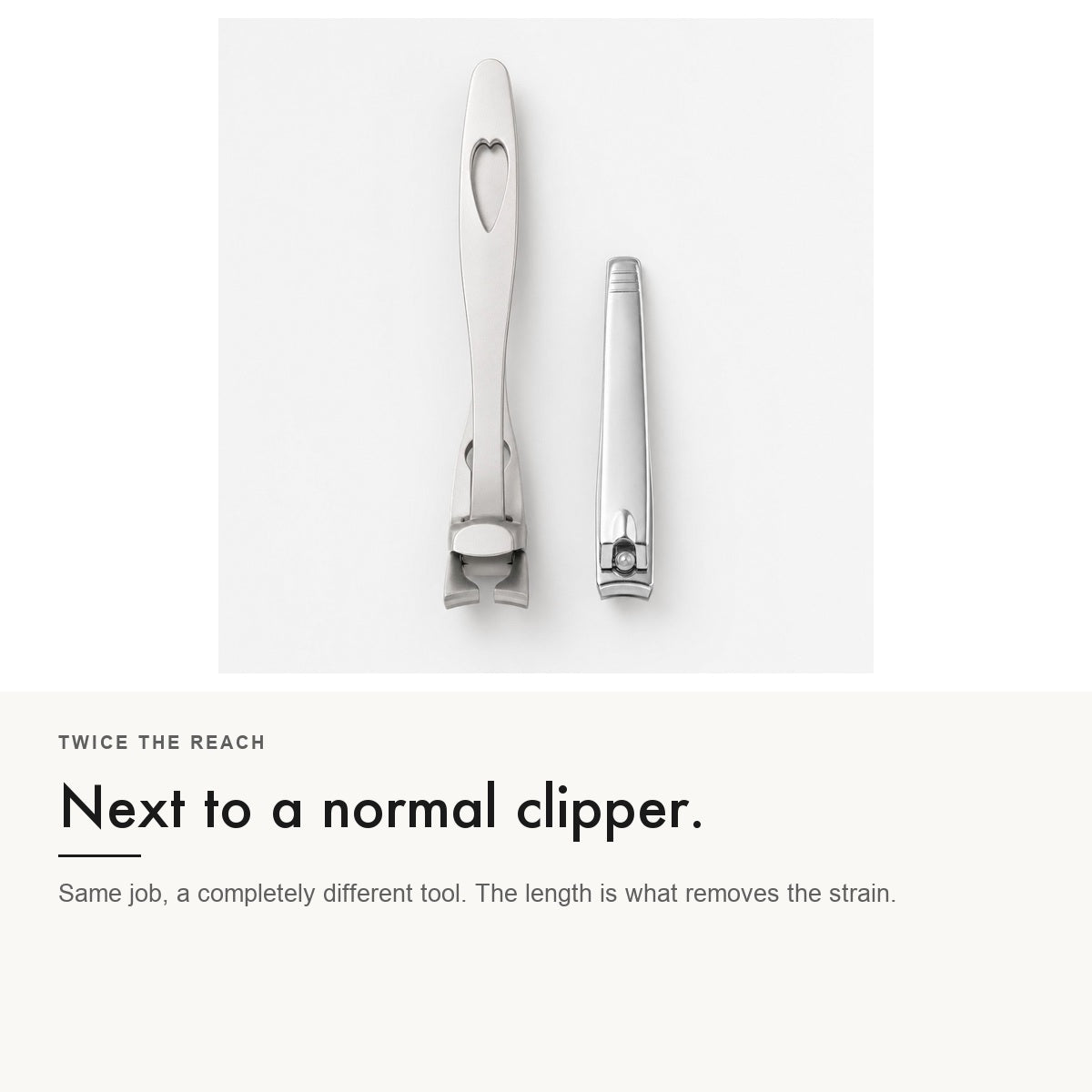 Twice the reach of a normal clipper