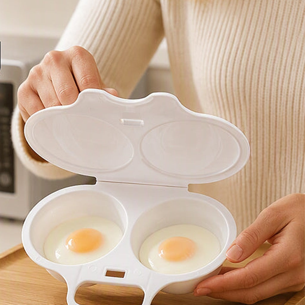 EggQuick dual cavity microwave egg cooker