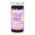 Nail art pen set jar with 24 colors